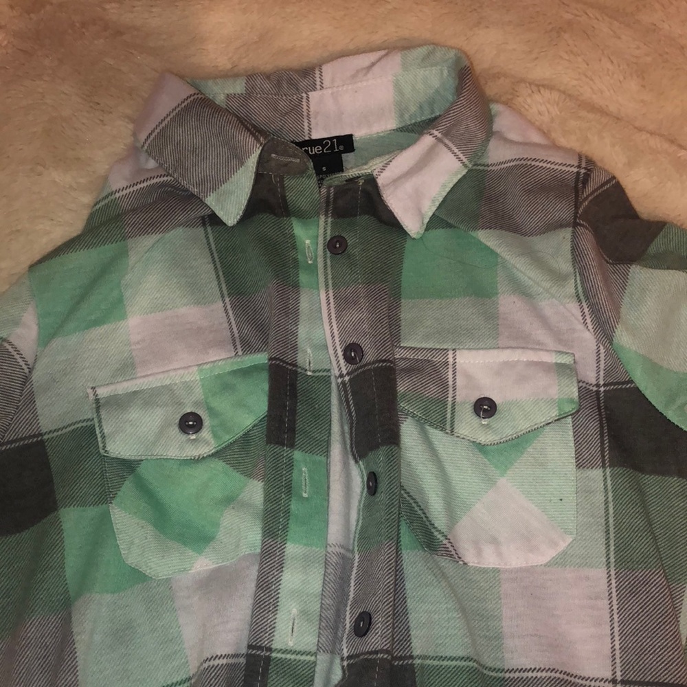 Plaid Blouse